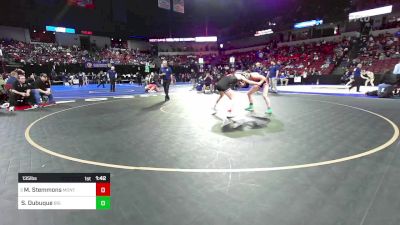 135 lbs Round Of 16 - Maci Stemmons, Monte Vista (NC) vs Saquoia Dubuque, Big Bear