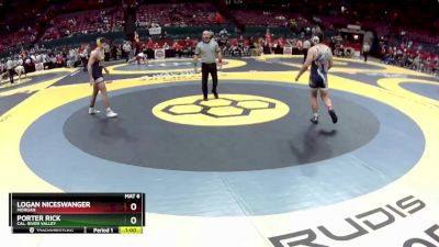 D2-190 lbs Cons. Round 3 - Porter Rick, Cal. River Valley vs Logan Niceswanger, Morgan