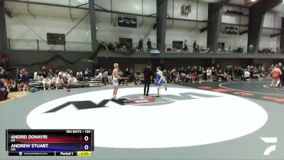 120 lbs Champ. Round 2 - Andrei Donayri, OR vs Andrew Stuart, WA