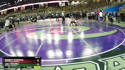 113 lbs Champ. Round 1 - Everett Stephens, First Baptist (Naples) vs Colt Mitchell, Central (Carroll)