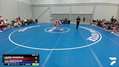 127 lbs Semis & 3rd Wb (16 Team) - Lauren Henderhan, Idaho vs Dani Ringstmeyer, South Dakota Blue