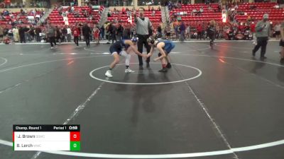 115 lbs Champ. Round 1 - Jet Brown, Odessa Optimist Wrestling Club vs Bennett Lerch, WICHITA WRESTLING CLUB