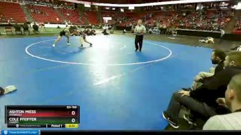 D3-160 lbs Cons. Round 1 - Ashton Miess, Riverdale vs Cole Pfeiffer, Cadott