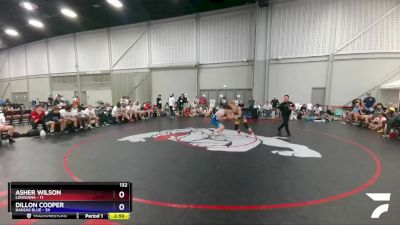 132 lbs 2nd Wrestleback (16 Team) - Asher Wilson, Louisiana vs Dillon Cooper, Kansas Blue