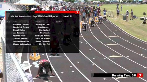 Youth Boys' 200m, Semi-Finals 5 - Age 15-16