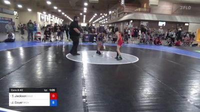 31 kg Cons 8 #2 - Talon Jackson, Gold Rush Wrestling vs Jaxton Coyer, Michigan West Wrestling Club