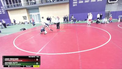 132 lbs Cons. Round 7 - Jake Mescher, Team Idaho Wrestling Club vs Hayden Hutt, Moen Wrestling Academy