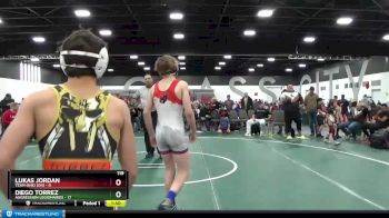 119 lbs Placement Matches (8 Team) - Lukas Jordan, Team Ohio (OH) vs Diego Torrez, Aggression Legionaries