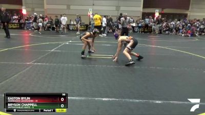 96 lbs Round 2 (6 Team) - Easton Bylin, Aggression Legionaries vs Bryson Chappell, Untouchables White