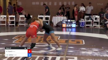 53 kg Rr Rnd 3 - Virginia Foard, Wyoming Seminary Wrestling Club vs Arelys Valles, Florida