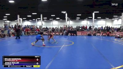 71 lbs 4th Wrestleback (16 Team) - Rylan Sandoval, Oklahoma Blue vs Jhakai Roller, Tennessee