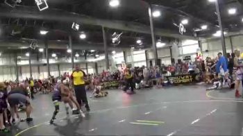 96 lbs Round 1 (6 Team) - Jaiden Finger, Untouchables Black vs Lincoln Hinchman, Olympia Red