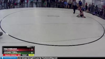 7 lbs Cons. Round 1 - Zaydian Tyrell, Paxton Youth Wrestling Club vs Max Hobelman, Palmyra Youth Wrestling