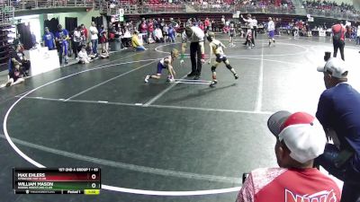 45 lbs Cons. Round 2 - Max Ehlers, Syracuse Mat Club vs William Mason, Norris Wrestling Club