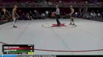 132 lbs Round 4 (8 Team) - Markus Miller, Hastings vs Drew Hollibaugh, Waverly