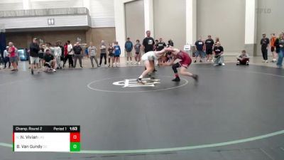 123 lbs Champ. Round 2 - Nick Vivian, LaSalle vs Blaze Van Gundy, Dublin Coffman