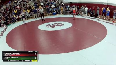 144 lbs Quarterfinal - Garreck Simbre, Arbor View vs Jaxon Mackey, Basic