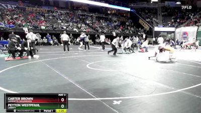 175 Class 4 lbs Semifinal - Carter Brown, Lafayette (Wildwood) vs Peyton Westpfahl, Liberty