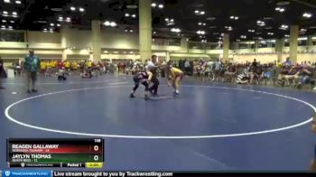 138 lbs Round 6 (10 Team) - Jaylyn Thomas, Queen Bees vs Reagen Gallaway, Nebraska Tsunami
