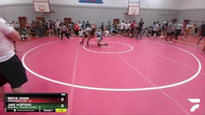 185 lbs Round 3 (8 Team) - Bryce Johns, Louisianimals Red vs Jake Hurtado, Rockwall Training Center