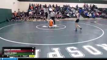 113 lbs Quarters & 1st Wb (16 Team) - Adrian Hernandez, Rockwall vs Oliver Scoble, Cypress Ranch