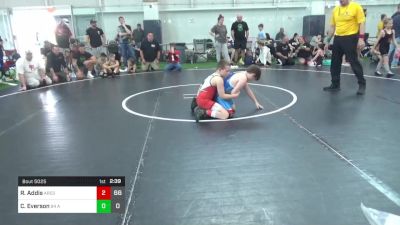 100 lbs Pools - Ryan Addis, Ares W.C. (MI) vs Caleb Everson, 84 Athletes (VA)