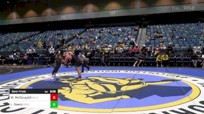 149 lbs Semifinal - Willie McDougald, Oklahoma vs Lawrence Saenz, San Francisco