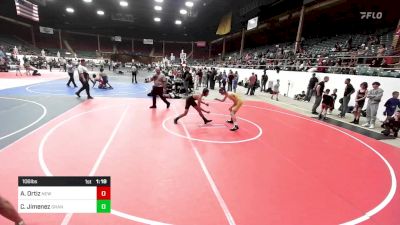 106 lbs Semifinal - Angelo Ortiz, New Mexico Bad Boyz vs Chase Jimenez, Grant County Elite WC