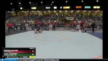 138 lbs Finals (8 Team) - Ross McKinney, 5A Crook County vs Kolton Malone, 5A Thurston