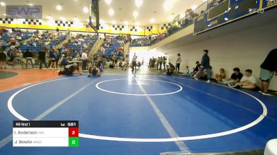 73 lbs Rr Rnd 1 - Isaac Anderson, Claremore Wrestling Club vs Jett Bowlin, Wagoner Takedown Club