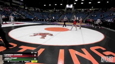 6A - 126 lbs Semifinal - Cameron Coonrod, Manhattan vs Aiden Stuart, Olathe East