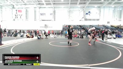 215 lbs Quarterfinal - Jackson Schwab, Unattached vs Mason Maring, WRCL Wrestling Club