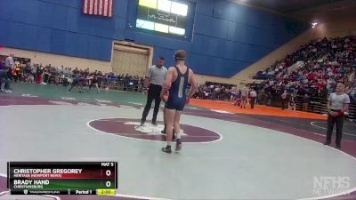 3 - 138 lbs Champ. Round 1 - Brady Hand, Christiansburg vs Christopher Gregorey, Heritage (Newport News)