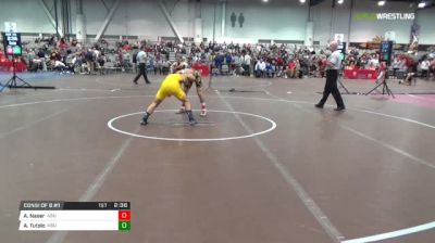 133 lbs Consi of 8 #1 - Ali Naser, Arizona State vs Anthony Tutolo, Kent State