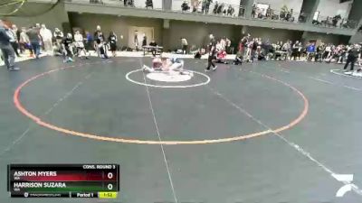 120 lbs Cons. Round 3 - Ashton Myers, WA vs Harrison Suzara, WA