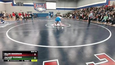 215 lbs Cons. Round 2 - Dillon Henderson, Plano vs Zachary Elizondo, Plano West