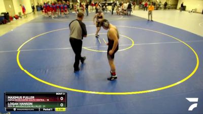 235 lbs Placement (4 Team) - Logan Hanson, PEM (Plainview/Elgin/Millville) vs Maximus Fuller, Maple River/United South Central