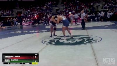 4A 215 lbs Quarterfinal - Isaiah Chavez, Ruidoso vs Abraham Lerma, Chaparral