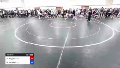 74 kg Rnd Of 64 - Aiden Riggins, Iowa vs William Henckel, Blairstown Wrestling Club