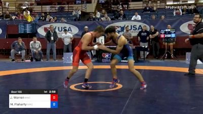 67 kg Consolation - Joe Warren, New York Athletic Club vs Morgan Flaharty, New York Athletic Club