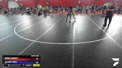 119 lbs Semifinal - Aiden Arnett, IL vs Jayden Veal, IL