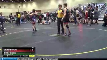 117 lbs Round 2 (8 Team) - Jackson Shulz, Bad Bass vs Ryan Mosher, MI Pittbulls