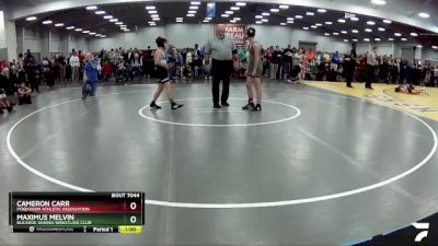 108 lbs Cons. Round 2 - Maximus Melvin, Buckroe Sharks Wrestling Club vs Cameron Carr, Poquoson Athletic Association