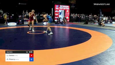 65 kg Quarters - Julia Salata, New York Athletic Club vs Solin Piearcy, Menlo Wrestling Club