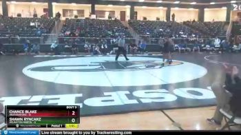 120 lbs Quarters & 1st Wb (16 Team) - Shawn Ryncarz, Arlington Martin vs Chance Blake, Weatherford