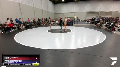 136 lbs Round 4 (10 Team) - Carly McAtee, Kansas vs Parker Martinez, Oklahoma Blue