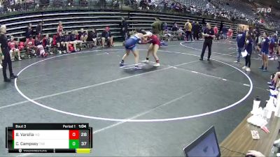 150 lbs Quarterfinals (8 Team) - Bailey Varella, Team Indiana vs Charlotte Campsey, Team Texas Red