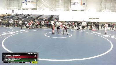 122 lbs Cons. Round 1 - Kayden Spratley, Club Not Listed vs Carter Linamen, Club Not Listed