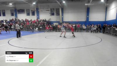 285 lbs Quarterfinal - Joao Pedro Pires, Catholic Memorial vs Alex Bajoras, Saint John's Prep