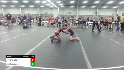 88 lbs Round 1 - Patrick Brewster, Virginia Patriots vs Ashton Glasgow, Glasgow Wrestling Academy